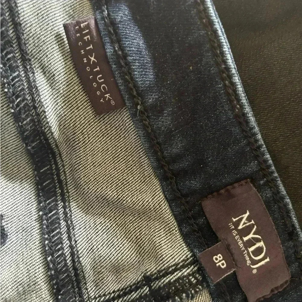 NYDJ Women's Straight Leg Jeans - Navy - Picture 4 of 10